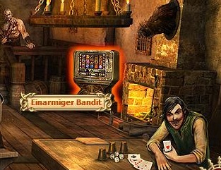 Besucht den Einarmigen Banditen im kostenlosen Browsergame Drachenkrieg!